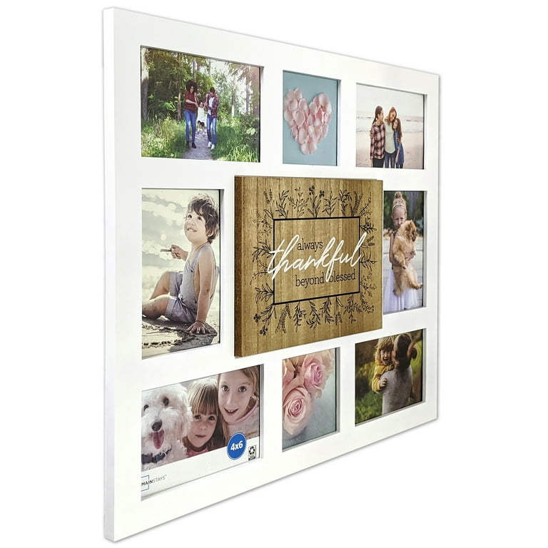 Antique-White 3-Opening 4x6 Collage Frame - 4x6
