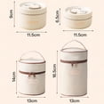 thumbnail image 6 of sunsanly 1/1 Set Lunch Box Large Capacity Micro-Wave Safe Fresh-Keeping Breathing Holes Stainless Steel Keep Warm Bento Box with Tableware Work Supply, 6 of 8