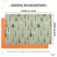 thumbnail image 6 of Yayeee Doormat for Inside 20"x32" Absorbent Low-Profile Washable Non-Slip Rubber Backed Entryway Rug, Green Floral Guitar Pattern, 6 of 8