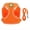 Orange, variant on Riklu Lightweight Breathable Dog Harness & Leash Set - Reflective Adjustable No-Choke Pet Vest for Small Medium Dogs (Multiple Colors)