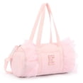 thumbnail image 1 of Bolsa de lona Mibasies para niñas de 4 a 6 niños, rosa con letra, 1 of 9