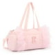 thumbnail image 1 of Bolsa de lona Mibasies para niñas de 4 a 6 niños, rosa con letra, 1 of 9