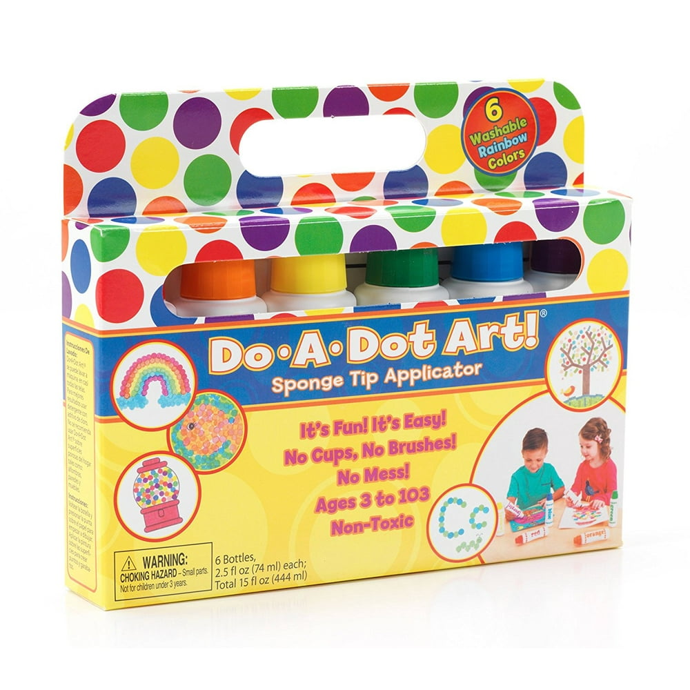 ! Markers 6Pack Rainbow Washable Paint Markers, The Original Dot