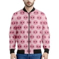 thumbnail image 4 of Nueva chaqueta con cremallera y estampado gráfico de animales divertidos de moda 2024, chaquetas de bombardero con cuello alto y estampado 3D de cerdo kawaii, blusas de calle de gran tamaño, 4 of 4