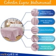 thumbnail image 5 of Cobertor Ligero Liso Matrimonial Hotelero Suave Y Calientito MELOCOTTON HOGAR MOD ROSA PASTEL, 5 of 5