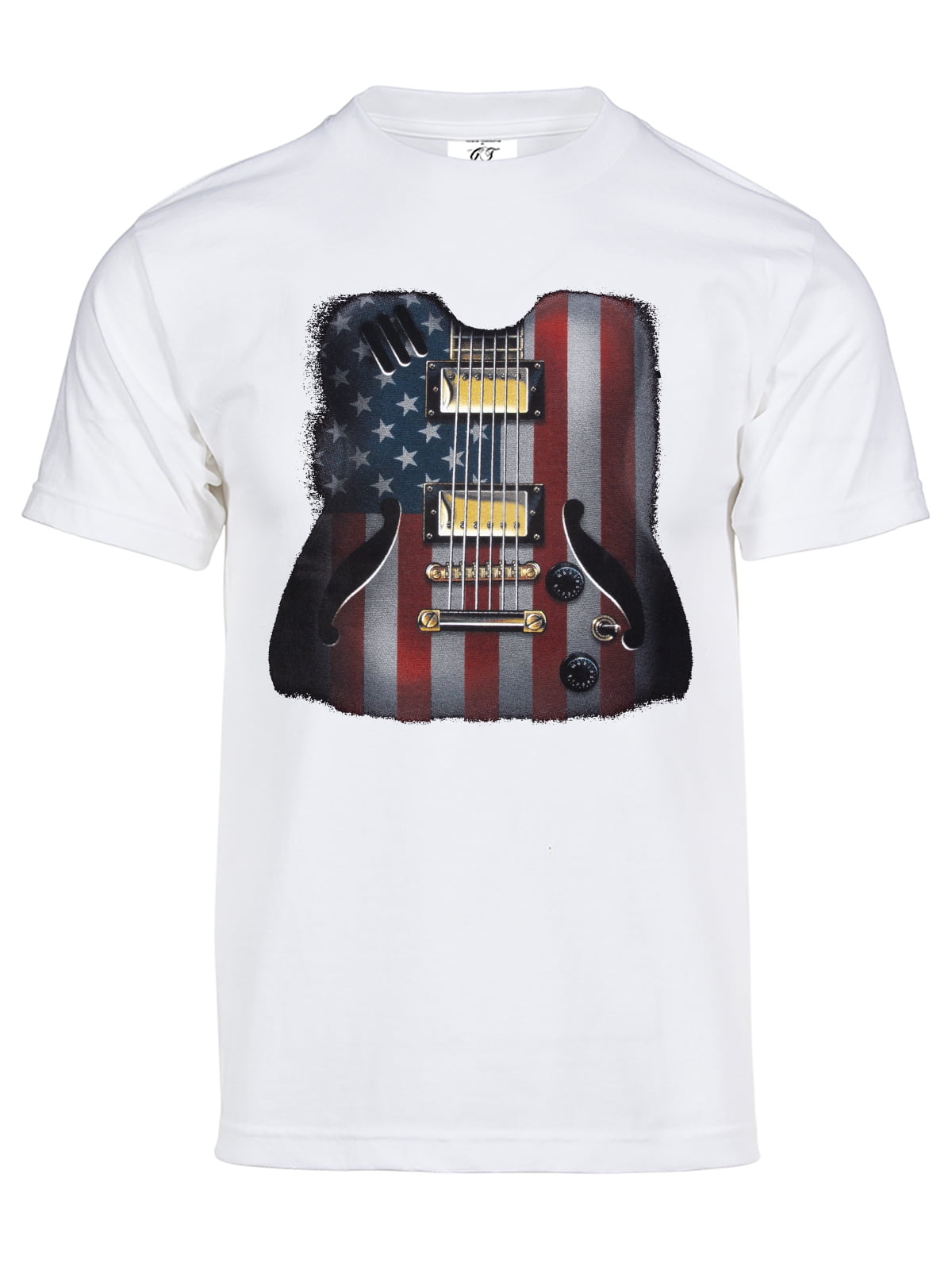 guitar flag t shirt