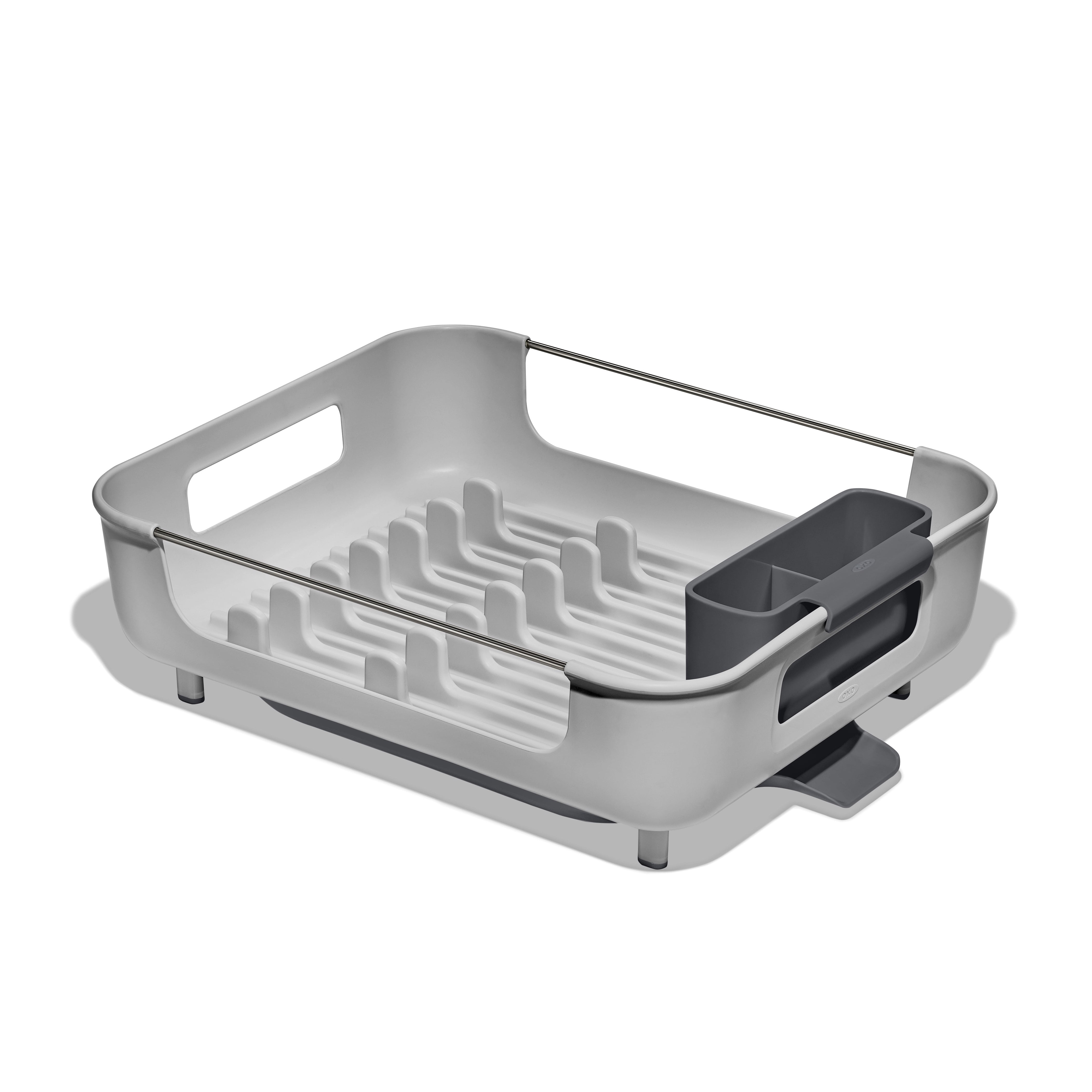 (2 pack) OXO Large Capacity Dish Rack, Gray
