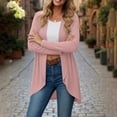 thumbnail image 2 of Amkhujs Fall Cardigan for Women Elegant Work Office Open Front Cardigan Casual Loose Long Sleeve Tops, 2 of 9