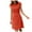 Red, variant on Admvng Womens Dresses Summer Temperament Solid Color Casual Cool Gentle Short Dress S-5XL