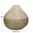 thumbnail image 3 of DecMode 13" Handmade Woven Brown Seagrass Vase, 3 of 8