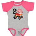 thumbnail image 3 of Inktastic Monster Truck How I Roll 2nd Birthday Boys Baby Bodysuit, 3 of 5