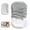 gray, variant on LOVE MAGE Baby Lounger Pillow for Newborn 0-12 Months, Portable Infant Nest with Removable Cover, Soft & Breathable Lounger for Baby Boys and Girls