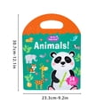 thumbnail image 3 of Childrens Early Education Portable Quiet Jelly Sticker Book Kindergarten Enlightenment Puzzle Sticker Book Puzzle, 3 of 4