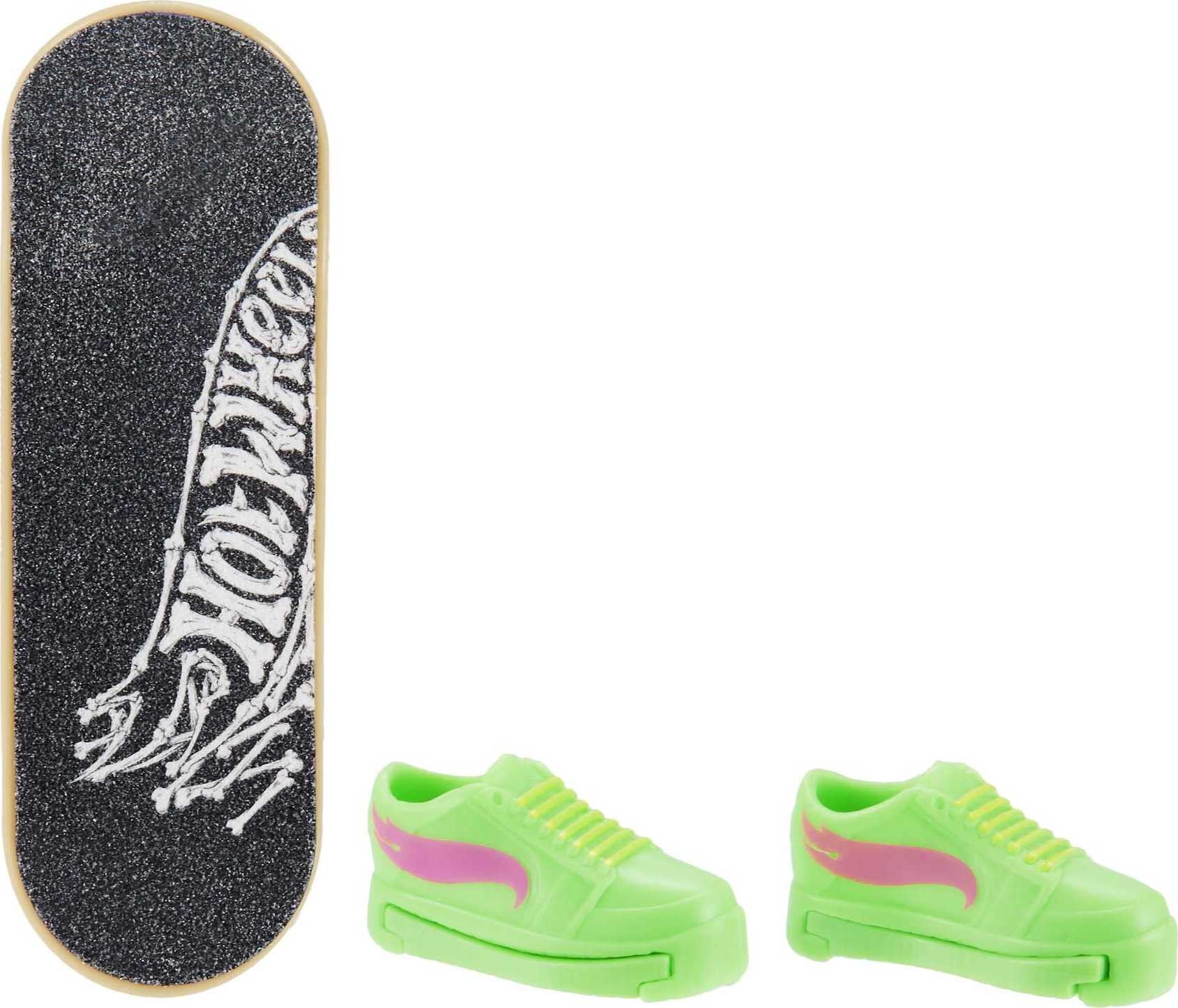 Hot Wheels Skate Tony Hawk Fingerboard & Skate Shoes, Toy for Kids