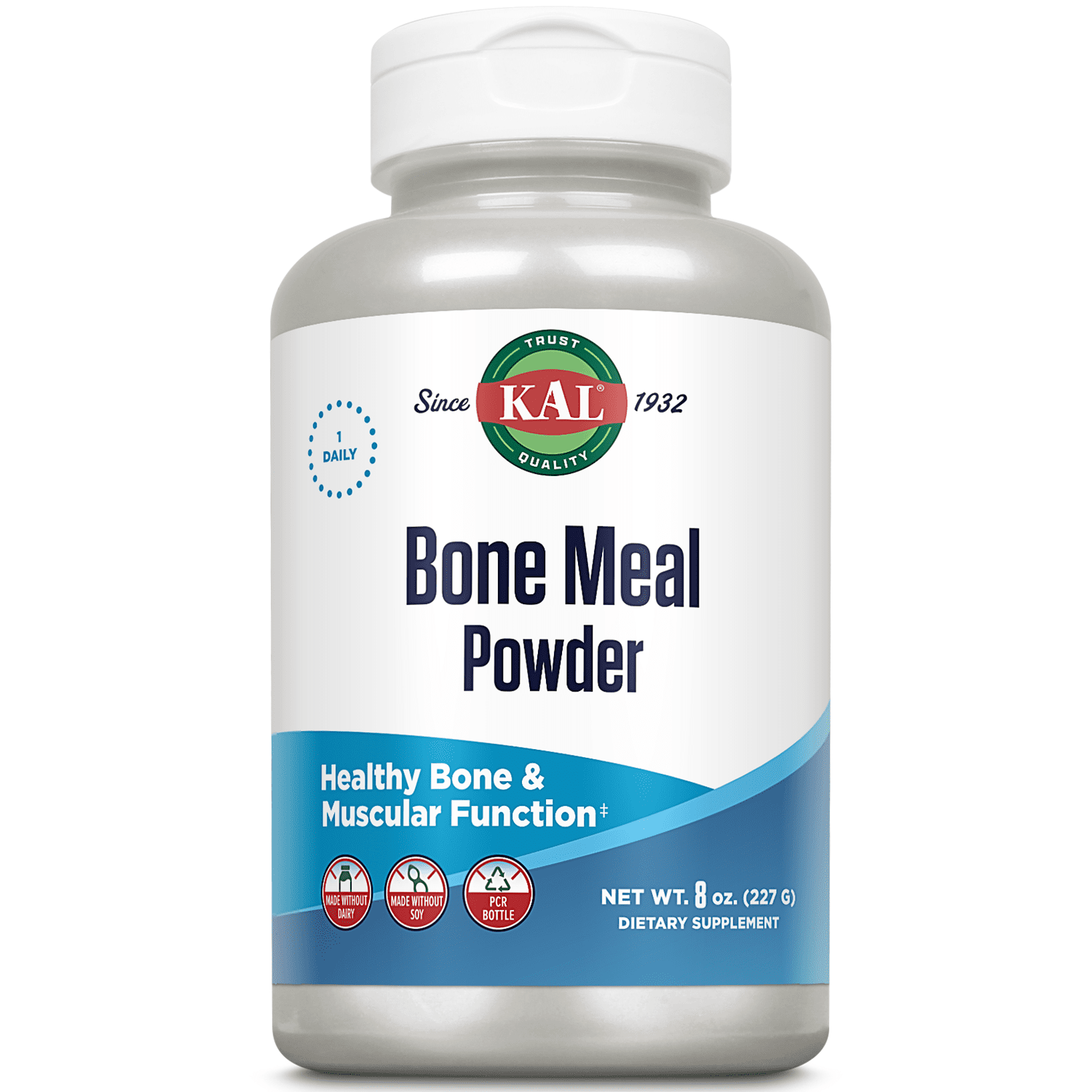 KAL Bone Meal Powder | Sterilized & Edible Supplement Rich in Calcium, Phosphorus, Magnesium | For Bones, Teeth, Nerves, Muscular Function