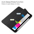 thumbnail image 2 of Allytechgroup Case for iPad Pro 12.9 inch Tablet (6th/5th/4th/3rd Generation, 2022/2021/2020/2018) Smart Case with Pencil Holder [Auto Sleep/Wake] Transparent Clear Shockproof Back Cover, Black, 2 of 8