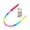 Red, variant on Portable Handheld 3 Color Pliable Light Tube 0.5 Meter Multicolor Shine Stick for Camping Outdoor Lighting and Decorate