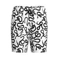 thumbnail image 6 of Daiia Hand Drawn Snake Mens Woven Stretch Pajama Short,Short Pajama Pants-XX-Large, 6 of 7