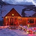 thumbnail image 2 of 100 luces LED de Navidad, luces de Navidad de 33 pies, multicolor, luces de árbol de Navidad conectables de 120 V certificadas por Ul para interiores y exteriores, Navidad, fiestas, hogar, patio, jard Namotu CZDZ-ST15, 2 of 7
