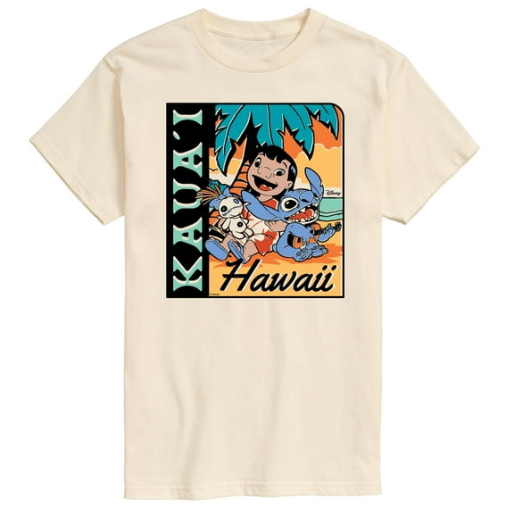 Disney - Lilo & Stitch - Lilo Stitch Kauai - Men's Short Sleeve Graphic T-Shirt