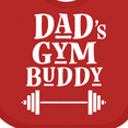 thumbnail image 4 of Inktastic Daddy Gym Buddy Workout Fitness Boys or Girls Baby Bib, 4 of 4