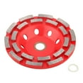 thumbnail image 1 of Double Segment Grinding Double Segment Grinding Wheel Disc Ceramic Concrete Natural Stone Red 125x 22.23mm, 1 of 8
