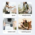 thumbnail image 6 of Portable Rechargeable Clip-On Fan with 3 Speeds For Travel and Outdoor Use (White), 6 of 9
