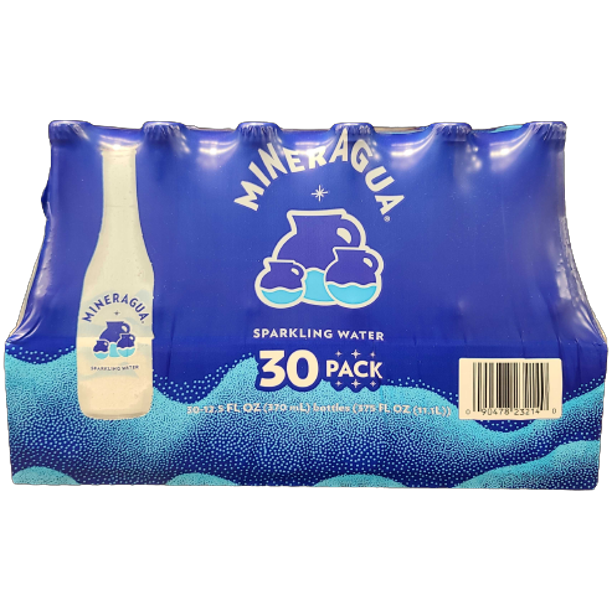 Jarritos Mineragua Sparkling Water 12.5oz, Pack of 30
