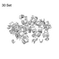 thumbnail image 3 of Unique Bargains Silver Zipper Slider Retainers (30 Sets), 3 of 6