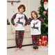 thumbnail image 3 of Conjunto de pijama con estampado navideño para padres e hijos, Top de manga larga con cuello redondo, pantalones con cintura elástica, ropa de dormir, novedad de 2023, 3 of 4