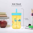 thumbnail image 4 of Contigo Kids Leighton Spill-Proof Tumbler with Straw, Ages 3+, 14 oz, Yellow, 4 of 6
