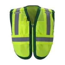 High-Viz Public Safety Vest, Green - Jumbo