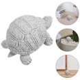 thumbnail image 5 of WEAVILUX Grey Sandstone Turtle Figurine for Home Desk and Garden Decoration, 5 of 8