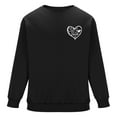 thumbnail image 5 of YOIAVAIOY Love Heart Sweatshirt for Men Fashion Hearts Graphic Pullover Long Sleeve Valentine Shirts Sweatshirts Black XL, 5 of 9