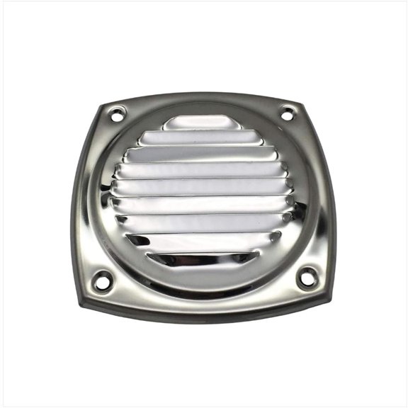 MARINE CITY Thru Louvered Vent  5"  304 Stainless Steel, Rust-Resistant, for Marines, Boats, Ships, Yachts, Kayaks Pack of 1