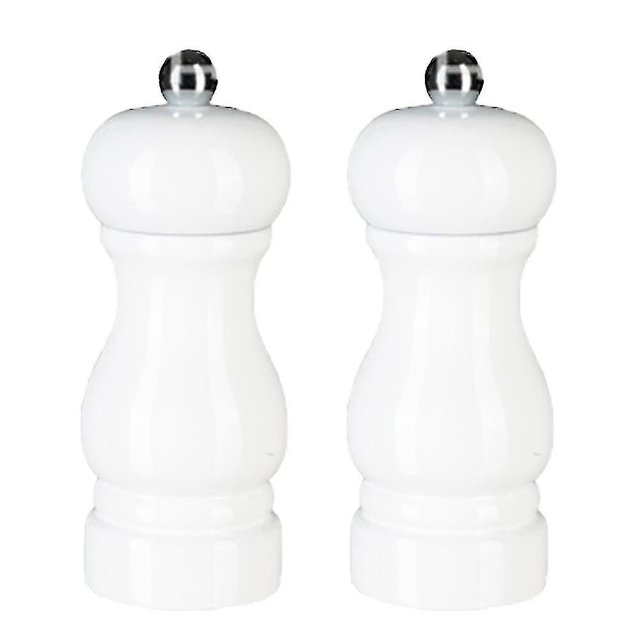 Salt And Pepper Grinder Set,manual Pepper Mills With Adjustable Coarseness, Refillable Spice Grinders High Quality