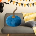thumbnail image 4 of Handmade Velvet Decorative Pumpkin Ornament Elegant Autumn Home Desktop, 4 of 4