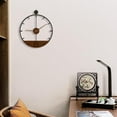 thumbnail image 3 of Rongfmy Style Simple Minimalist Nordic Iron Large Decor 43cm Wall Clock for Entryway Style 4, 3 of 8
