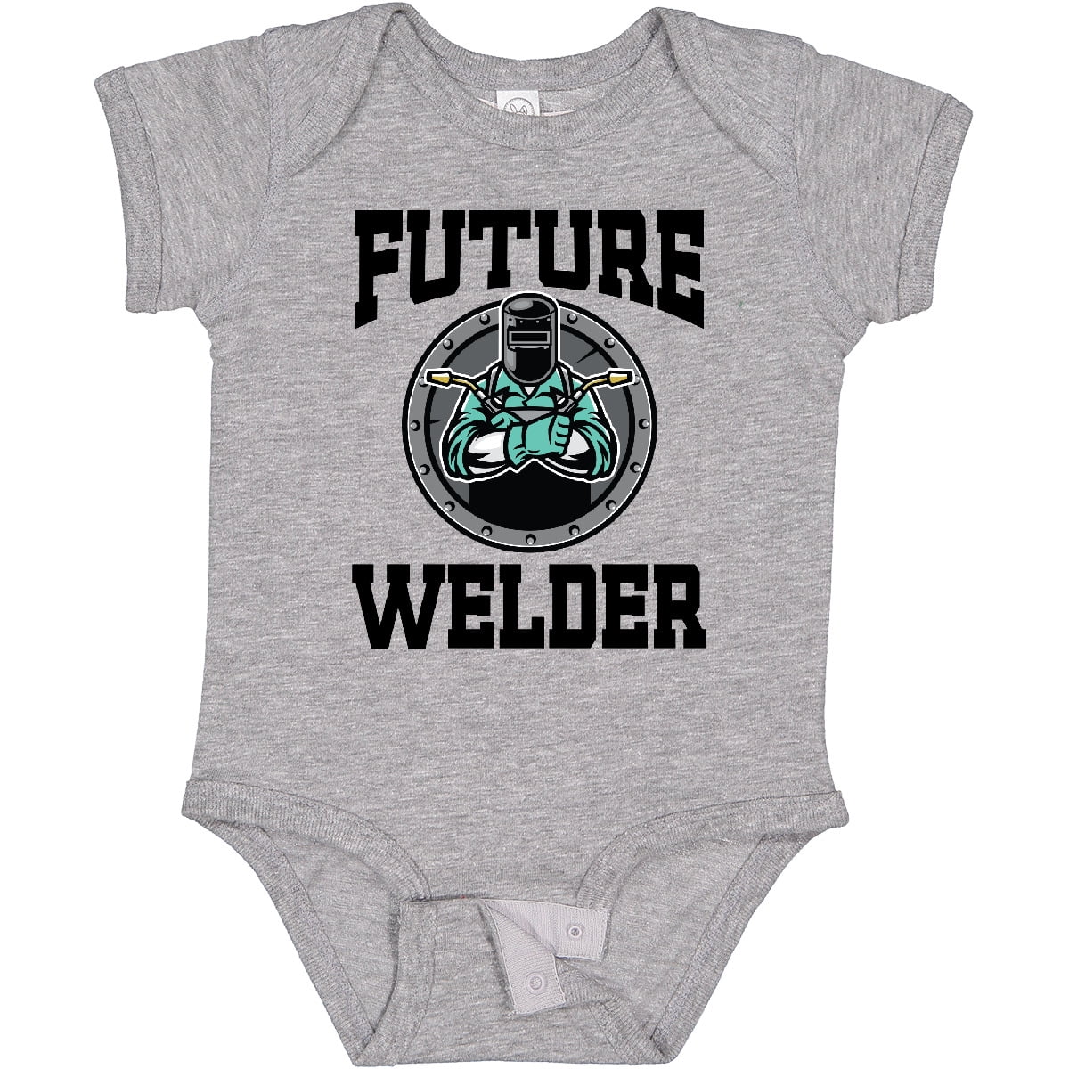 Inktastic Welding Future Welder Baby Clothes Boys or Girls Baby Bodysuit