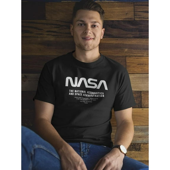 NASA National Aeronautics Since '58 Men T-Shirt, Male 3X-Large