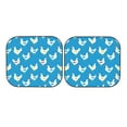 thumbnail image 7 of Xecao Cartoon Chicken for Foldable Car Sun Shades (2-Pack) offer sun protection with an easy-fold design for convenient windshield shading., 7 of 7