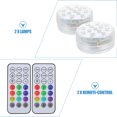 thumbnail image 3 of Shisuyan 2 Sets LED Pool Light Underwater Light White Electronic Components Waterproof Outdoor Decoration, 3 of 8
