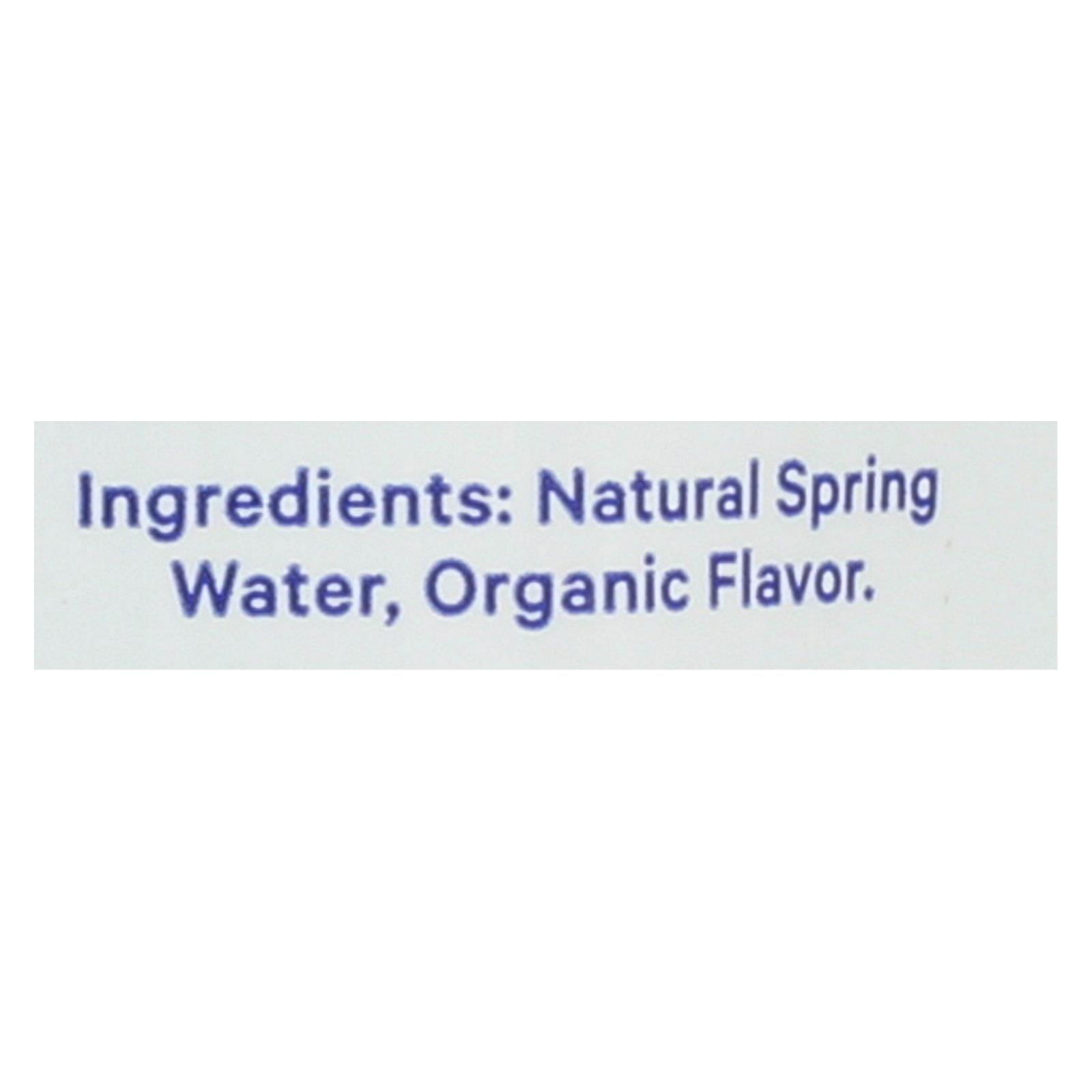 Flow Alkaline Spring Water Organic Strawberry + Rose - Case of 12 - 500 ML
