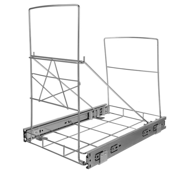 MLINS  Kitchen Trash Can Set Liner Hang Slide Out under Cabinet Basket Office