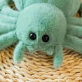thumbnail image 6 of Red Tail Spider Plush – Soft Colorful Arachnid Stuffed Animal for Unique Home Decor & Novelty Gifts for Insect Enthusiasts Green, 6 of 8