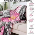 thumbnail image 6 of 60th Birthday Gifts for Women Blanket Gifts Throw Blanket 60th Birthday Decorations 60th Birthday Unique Gifts Birthday Presents for Her Wife Mum Women Soft Flannel Blanket 50"x60", 6 of 6