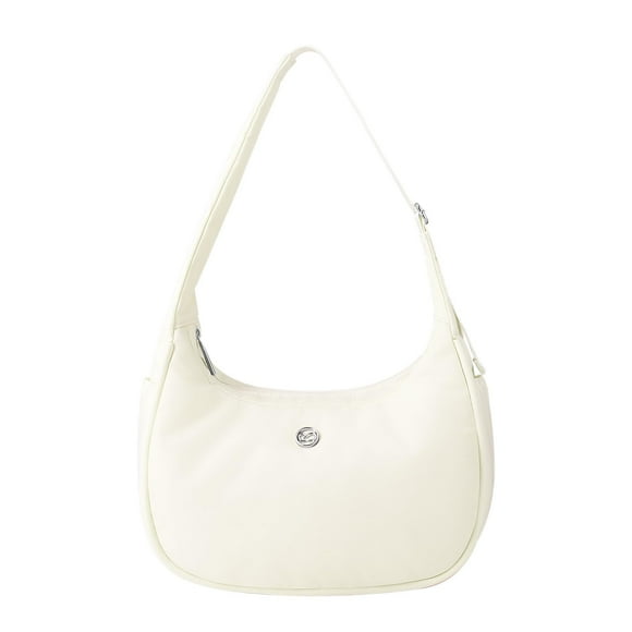 Bolso de hombro Babysun Mini para mujer, nailon Crescent, 4 L, color marfil