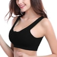 thumbnail image 3 of Womens Wireless Seamless Lace Bras Top with Front Lace Cover Sports Bra, 3 of 3
