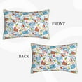 thumbnail image 4 of Balery Summer Stamp Bedding Queen Pillow Cases - Envelope Closure - Soft Brushed Microfiber Fabric - Shrinkage and Fade Resistant Pillow Cases-16"x24", 4 of 9