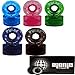 thumbnail image 3 of Atom Skates Roues à Roulettes Quad d'Extérieur Pulse 78A avec Roulements Bioniques, Noir, Ensemble de 8, 65mm x 37mm, 3 of 3